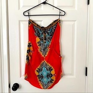 Strapless Mini Dress